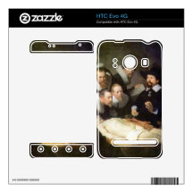 Anatomy of Dr. Tulp by Rembrandt Decals For HTC Evo 4G