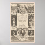 Anatomy of Melancholy 1621 Psychological Study Print