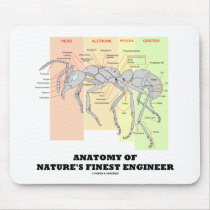 Anatomy Of Nature's Finest Engineer (Entomology) Mouse Pads