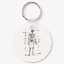 ANATOMY SKELETON T-SHIRTS AND GIFTS keychains