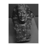 Anceint Egyptian Art B+W Postcard
