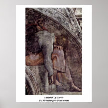 Ancestor Of Christ By Michelangelo Buonarroti Print