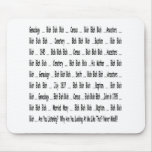 Ancestry Blah Blah Blah Mousepad