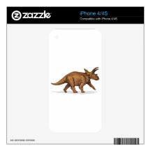 Anchiceratops Dinosaur Skins For The iPhone 4S