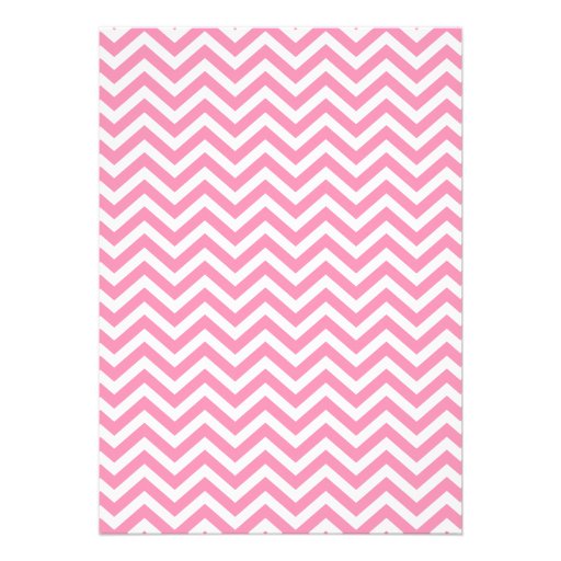 Anchor and Chevrons Nautical Baby Shower {pink} Invites