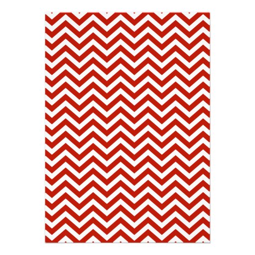 Anchor and Chevrons Nautical Baby Shower {red} Custom Invitation