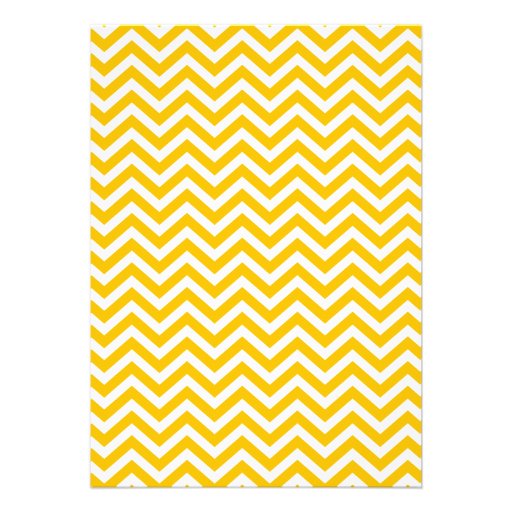 Anchor and Chevrons Nautical Baby Shower {yellow} Invitation