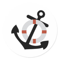 anchor and lifesaver stickers