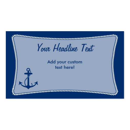 Anchor Business Card (front side)