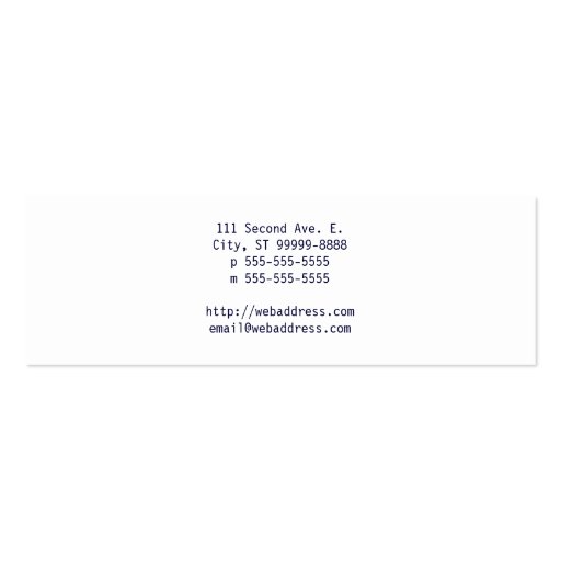 Anchor Business Card Templates (back side)