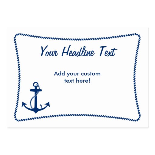 Anchor Calling Card Business Cards