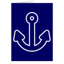 Anchor Greeting Card