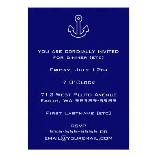 Anchor Custom Invitation