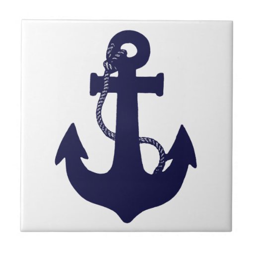 Anchor design ceramic tile Zazzle