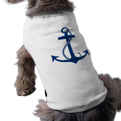 Anchor Doggie T-shirt by trendyteeshirts