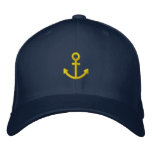 Anchor Embroidered Hat