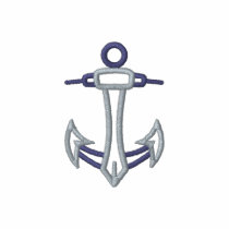 Anchor embroidered shirts