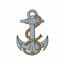 Anchor embroidered shirts