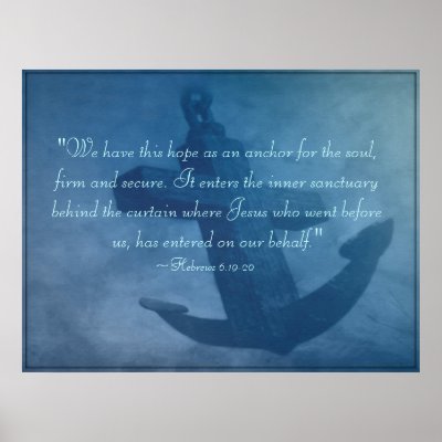 Anchor For The Soul Print by capturedbyKC