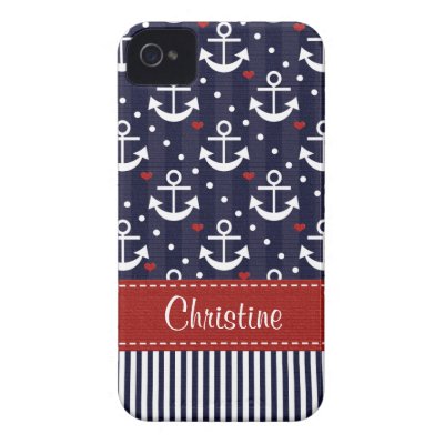 Anchor iPhone 4  4s Case Mate Cover Nautical Case-mate Iphone 4 Cases