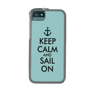 Anchor Keep Calm and Sail On Nautical Custom