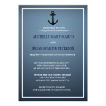 ANCHOR l Nautical Destination Themed Wedding Invit Personalized Invites