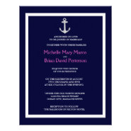 ANCHOR l Nautical Destination Themed Wedding Personalized Invites