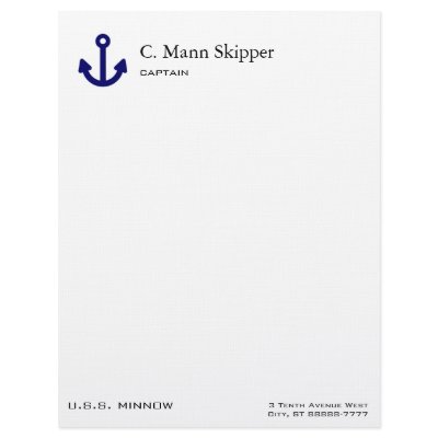 Anchor Letterhead by TerryBain