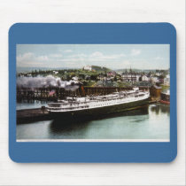 Anchor Line Dock, Marquette, Michigan 1908 Mouse Pads