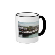 Anchor Line Dock, Marquette, Michigan 1908 Coffee Mug