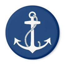 Anchor Fridge Magnet