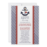 Anchor Nautical Baby Shower Invitations