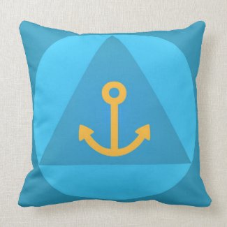 anchor throw pillows