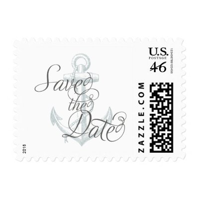 Anchor Save the Date Stamp