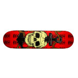 Anchor Skull Tattoo Skate Deck