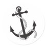Anchor Round Stickers