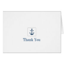 Anchor Thank You Card