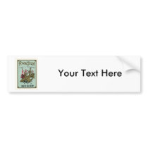 Anchor Vintage Japanese Silk Label Bumper Sticker