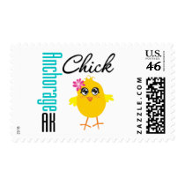 Anchorage AK Chick postage