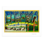 Anchorage, Alaska - Large Letter Scenes Post Card