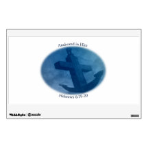 Anchored in Him Room Decal