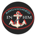 Anchored in Him Sticker