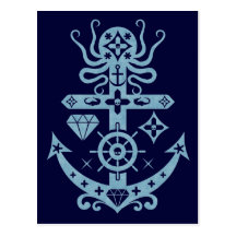 Anchored Post Card