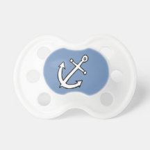 anchors away baby pacifier