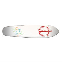 Anchors Away Punk Skateboard