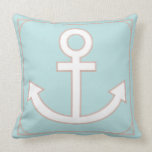 Anchors Aweigh Seafarer Pillow in Caribbean