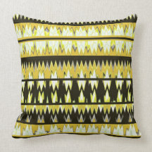 Ancient Abstract Aztec Design Pillows