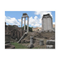 Ancient Agora temple pillar ruins Post Cards