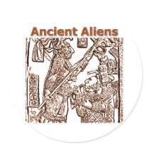 Ancient Aliens 2 Round Sticker
