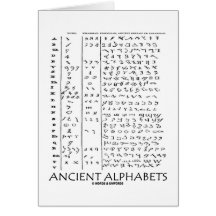 Ancient Alphabets Card